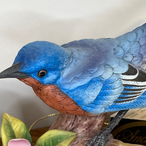 Andrea by Sadek Bird Figurine Bluebird - New With Tag - Made In Japan - Ceramic - Picture 14 of 16